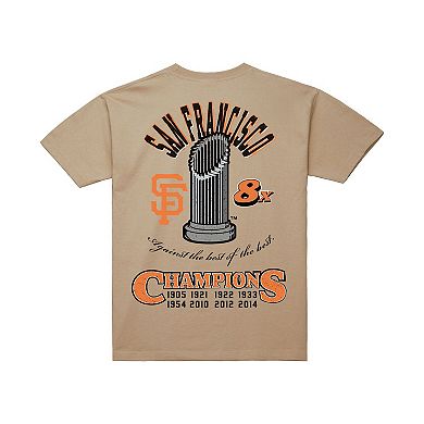 Men's Mitchell & Ness Cream San Francisco Giants Legacy Defined T-Shirt