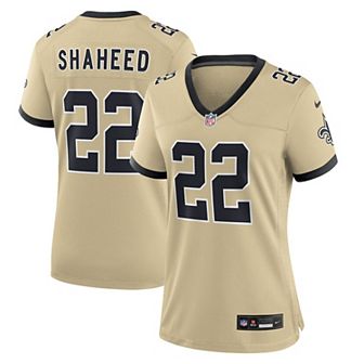 Women's Nike Rashid Shaheed Gold New Orleans Saints Alternate Game Player Jersey