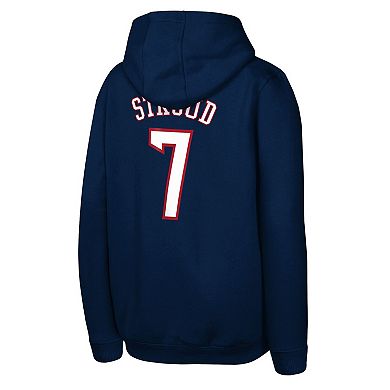 Youth Outerstuff C.J. Stroud Navy Houston Texans Mainliner Player Name & Number Hoodie