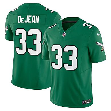 Men's Nike Cooper DeJean Kelly Green Philadelphia Eagles Alternate 2 Vapor F.U.S.E. Limited Jersey