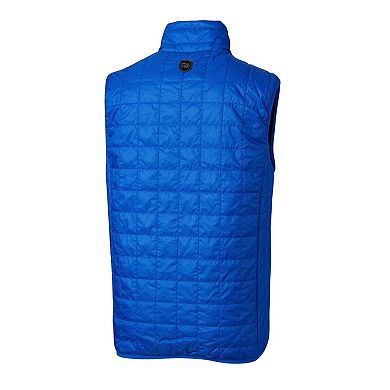 Men's Cutter & Buck Royal Duke Blue Devils Alumni Rainier PrimaLoft® Insulated Full-Zip Puffer Vest