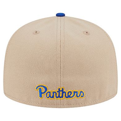 Men's New Era Khaki Pitt Panthers Two-Tone 59FIFTY Fitted Hat