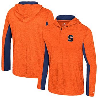 Men's Colosseum Orange Syracuse Orange Always Sunny Quarter-Zip Hoodie