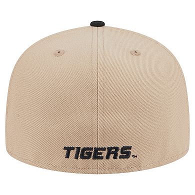 Men's New Era Khaki Missouri Tigers Two-Tone 59FIFTY Fitted Hat