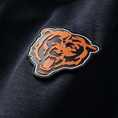 Women's Fanatics Navy Chicago Bears Plus Size End Around Pass Full-Zip Hoodie