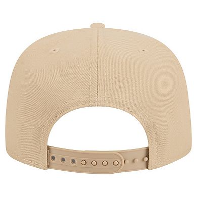 Men's New Era Light Beige Las Vegas Raiders Color Pack A-Frame 9FIFTY Snapback Hat