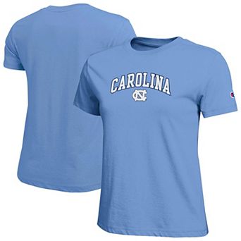 Women's Champion Light Blue North Carolina Tar Heels Arched Over Logo T-Shirt