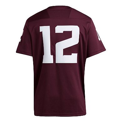 Men's adidas #12 Maroon Texas A&M Aggies Premier Jersey