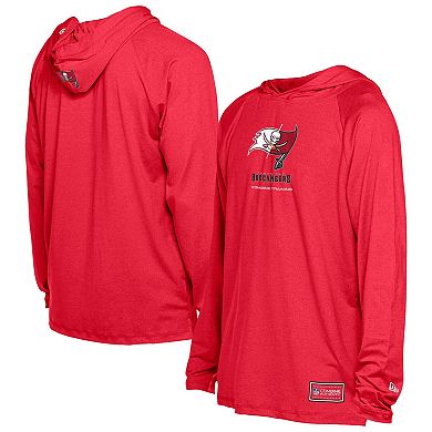 Men's New Era Red Tampa Bay Buccaneers Functional Fandom Hoodie