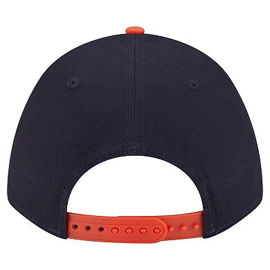 Men's New Era Navy/Orange Houston Astros Arch 9FORTY A-Frame M-Crown Adjustable Hat