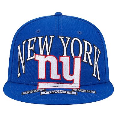 Men's New Era Royal New York Giants Oversized 59FIFTY Fitted Hat