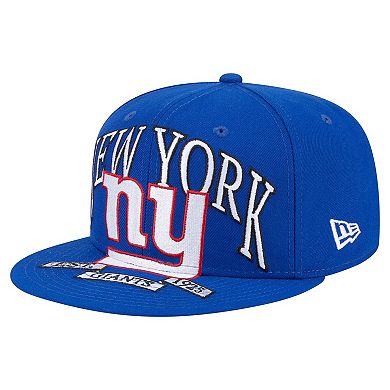 Men's New Era Royal New York Giants Oversized 59FIFTY Fitted Hat