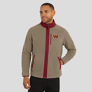 Men's NFL x Darius Rucker Collection by Fanatics Tan Washington Commanders Heavyweight Polar Fleece Full-Zip Jacket