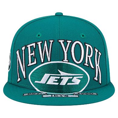 Men's New Era Green New York Jets Oversized 59FIFTY Fitted Hat