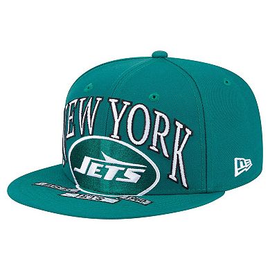 Men's New Era Green New York Jets Oversized 59FIFTY Fitted Hat