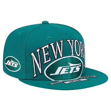 Men's New Era Green New York Jets Oversized 59FIFTY Fitted Hat