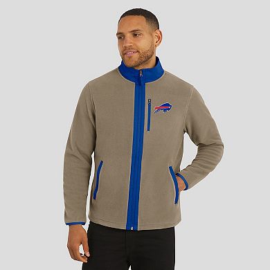 Men's NFL x Darius Rucker Collection by Fanatics Tan Buffalo Bills Heavyweight Polar Fleece Full-Zip Jacket