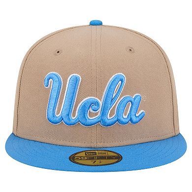 Men's New Era Khaki UCLA Bruins Two-Tone 59FIFTY Fitted Hat