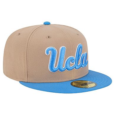 Men's New Era Khaki UCLA Bruins Two-Tone 59FIFTY Fitted Hat