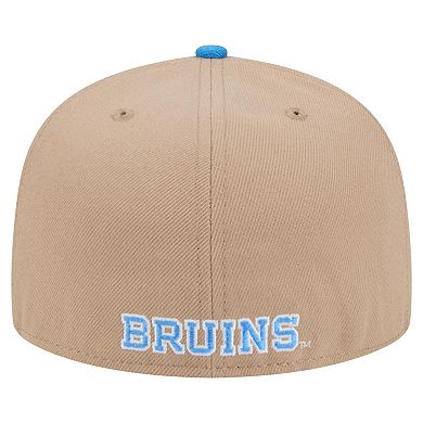 Men's New Era Khaki UCLA Bruins Two-Tone 59FIFTY Fitted Hat