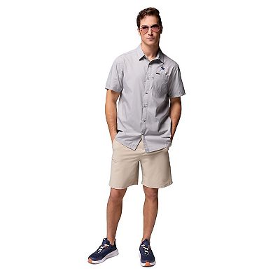Men's Columbia Gray Dallas Cowboys Slack Tide Camp Button-Up Shirt