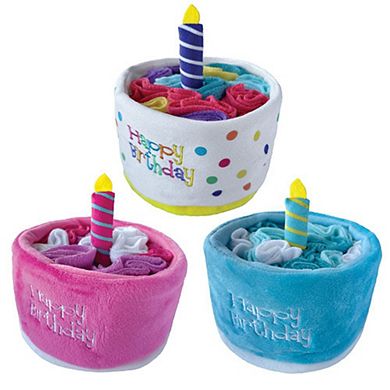 Foufit Hide 'n Seek Birthday Cake Snuffle Dog Toy