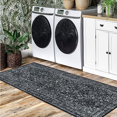 Machine Washable Non Slip Backing Foldable Area Rug for Living Room Bedroom Persia- Lifetime Concern