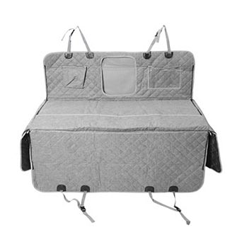 Dog Car Seat Cover for Back Seat, Waterproof Pet Trunk Mat with Side Flaps, Non-Slip Back Seat