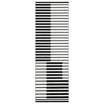 Washable Non Slip Backing Foldable Area Rug for Living Room Bedroom Modern - Desolate Piano Sounds