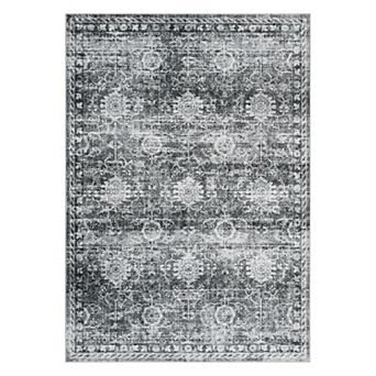 Washable Non Slip Indoor Area Rugs Foldable for Living Room Bedroom Tradition Ancient Charm
