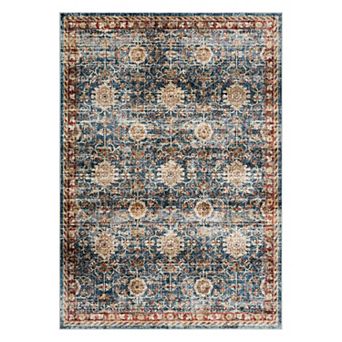 Washable Non Slip Indoor Area Rugs Foldable for Living Room Bedroom Tradition Ancient Charm
