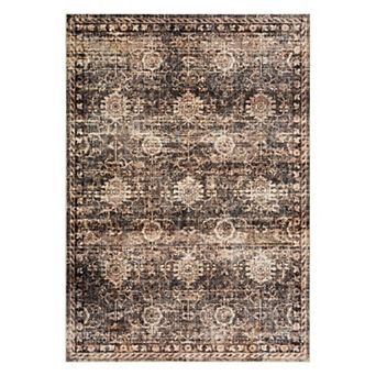 Washable Non Slip Indoor Area Rugs Foldable for Living Room Bedroom Tradition Ancient Charm
