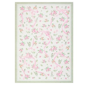 Garvee Cute Machine Washable Rug for Playroom Floral Stain Resistant Carpet for Kids Room