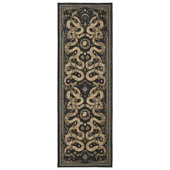 Garvee Snakes Machine Washable Rug Non Slip Wild Life Serpent Print Rug Low Pile Aesthetics Carpet