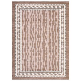 Washable Non Slip Indoor Area Rugs Foldable for Living Room Bedroom Geometric Quicksand