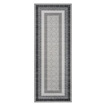 Washable Non Slip Indoor Area Rugs Foldable for Living Room Bedroom Modern Geometric Picture Frame