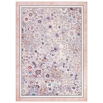 Machine Washable Non Slip Backing Foldable Area Rug for Living Room Bedroom