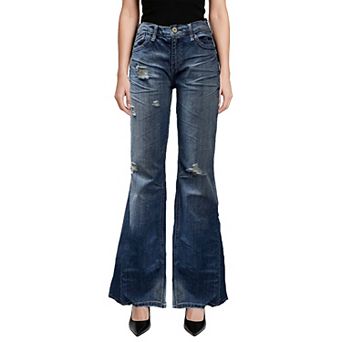 Women's Flare Legs Denim Jeans