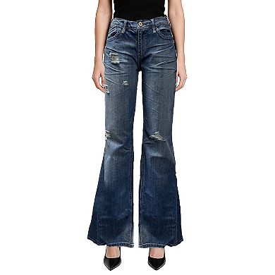 Women's Flare Legs Denim Jeans