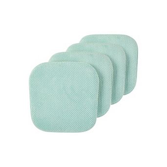 Goodgram Non Slip Chenille Premium Memory Foam Chair Cushions (4 Pack)