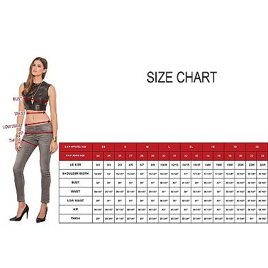 Women's Rolled Up Leg Denim Jeans