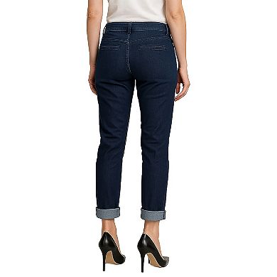 Women's Rolled Up Leg Denim Jeans