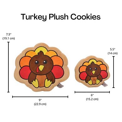 Midlee Turkey Thanksgiving Sugar Cookie Dog Toy