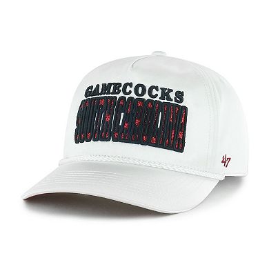 Women's '47 White South Carolina Gamecocks Outspoken Hitch Adjustable Hat