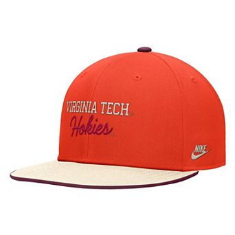 Men's Nike Orange Virginia Tech Hokies Vintage Script Pro Dri-FIT Snapback Hat