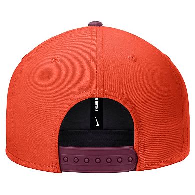 Men's Nike Orange Virginia Tech Hokies Vintage Script Pro Dri-FIT Snapback Hat