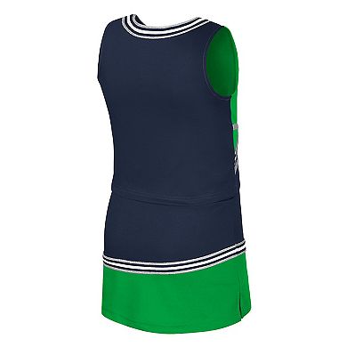 Girls Youth Colosseum Navy Notre Dame Fighting Irish Lollipop Park Cheer Two-Piece Set