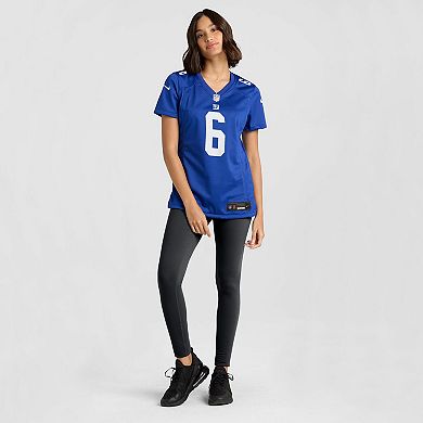 Women's Nike Jaxson Dart Royal New York Giants Team Game Jersey