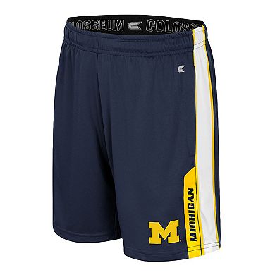 Youth Colosseum Navy Michigan Wolverines Gumbaldia Shorts