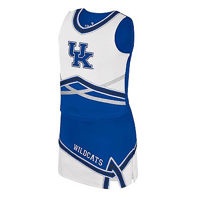 Girls Youth Colosseum Royal Kentucky Wildcats Lollipop Park Cheer Two-Piece Set